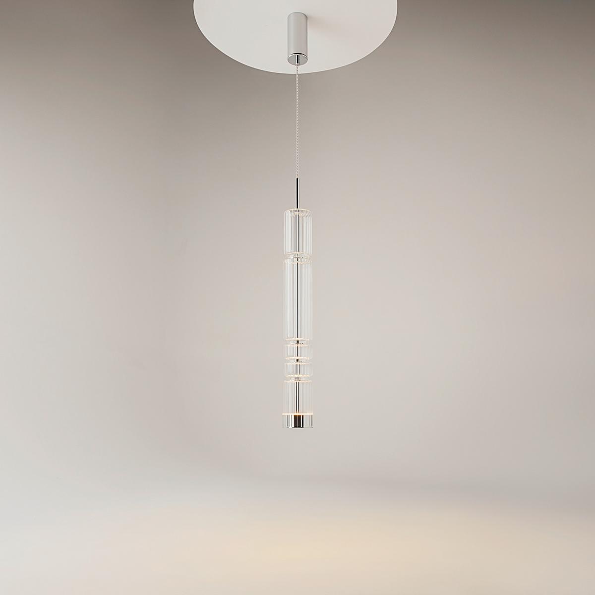 Pendelleuchte Mod272pl-L12ch3k - Chromfarben, Design, Metall (8/384cm) - MAYTONI
