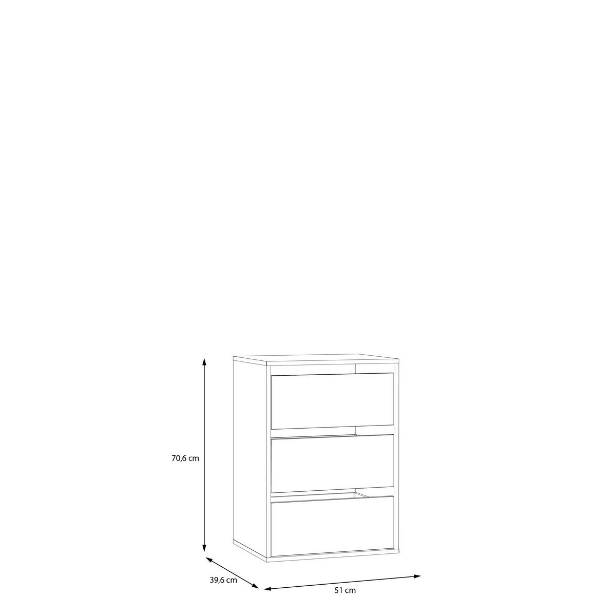 Schubkasteneinsatz Zubehör Grau - Grau, Holzwerkstoff (51/70,6/39,6cm) - Mömax