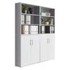 Aktenschrank Office Edition Sw Set 11 Grau/Weiß - Weiß/Grau, MODERN, Holzwerkstoff (168,8/227,2/33cm) - MID.YOU