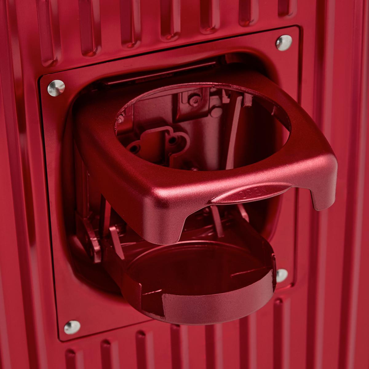 Reisekoffer Dubai Rot - Rot, KONVENTIONELL, Metall (56/36/22cm) - Mömax