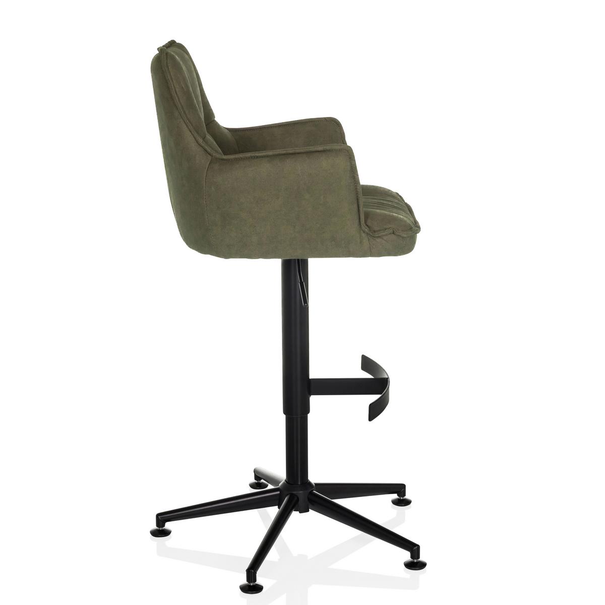 Barski Stol Solao Life High, Zelena - črna/zelena, Moderno, kovina/umetna masa (55/93/56cm) - MID.YOU