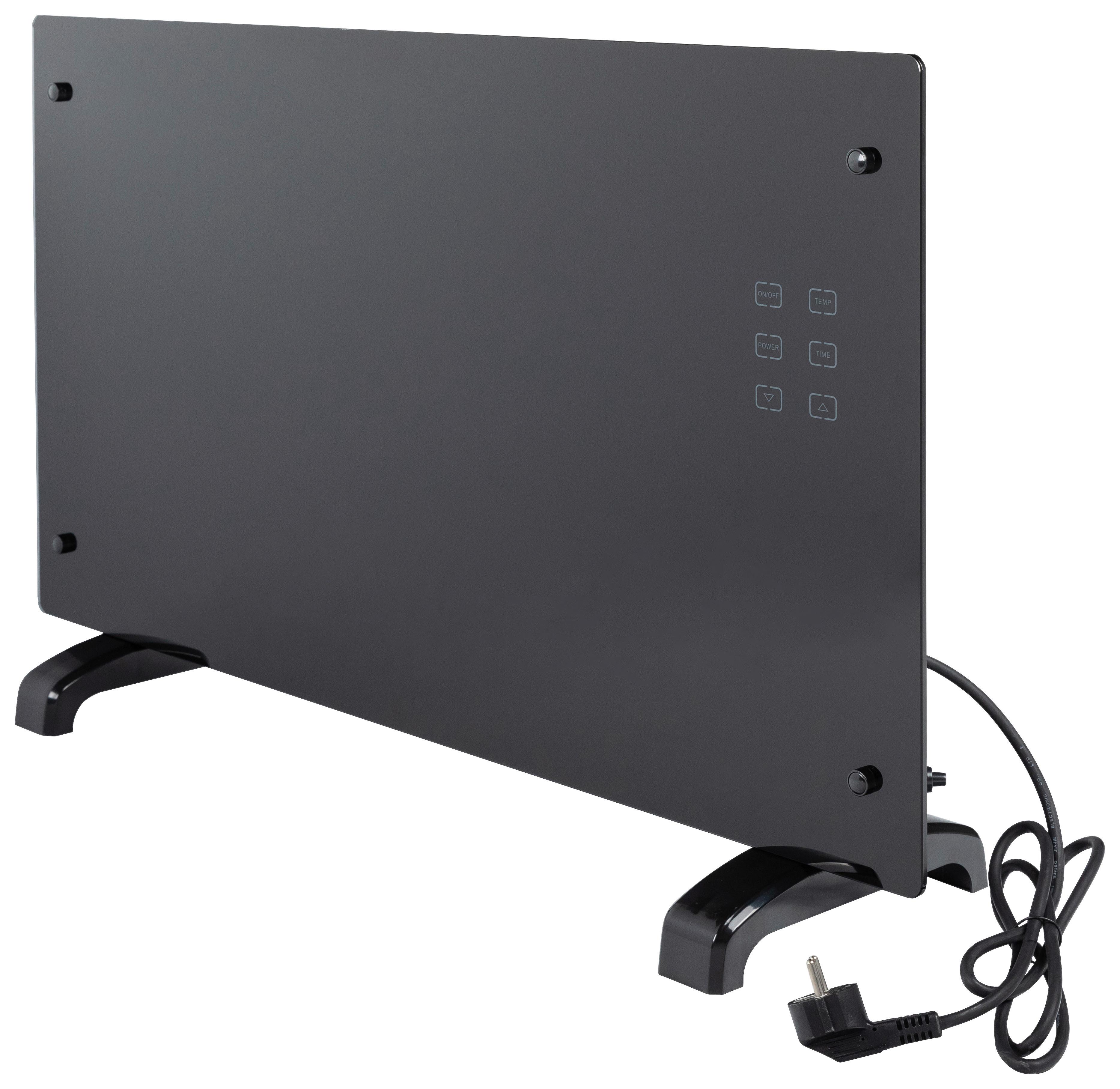 PROMIENNIK CIEPŁA GLAS-KONVEKTOR LED 2000W - Konventionell, tworzywo sztuczne/szkło (88/51/12cm) - Atrigo