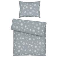 BETTWÄSCHESET PUSTEBLUME - Grau, Konventionell, Textil (200/210cm) - Modern Living
