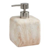Dozator Za Tečni Sapun Lux - boja nikla/boja peska, Moderno, plastika (9.6/9.6/14.5cm) - Mömax