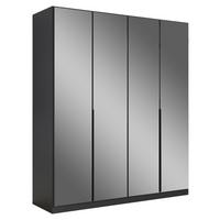 Ormar S Klasičnim Vratima Skyla - siva, Moderno, drvni materijal/metal (181/210/54cm) - Modern Living