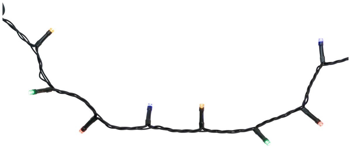 Lichterkette NIP Dunkelgrün max. 4,3 Watt - Dunkelgrün, ROMANTIK / LANDHAUS, Kunststoff (1195cm) - Modern Living