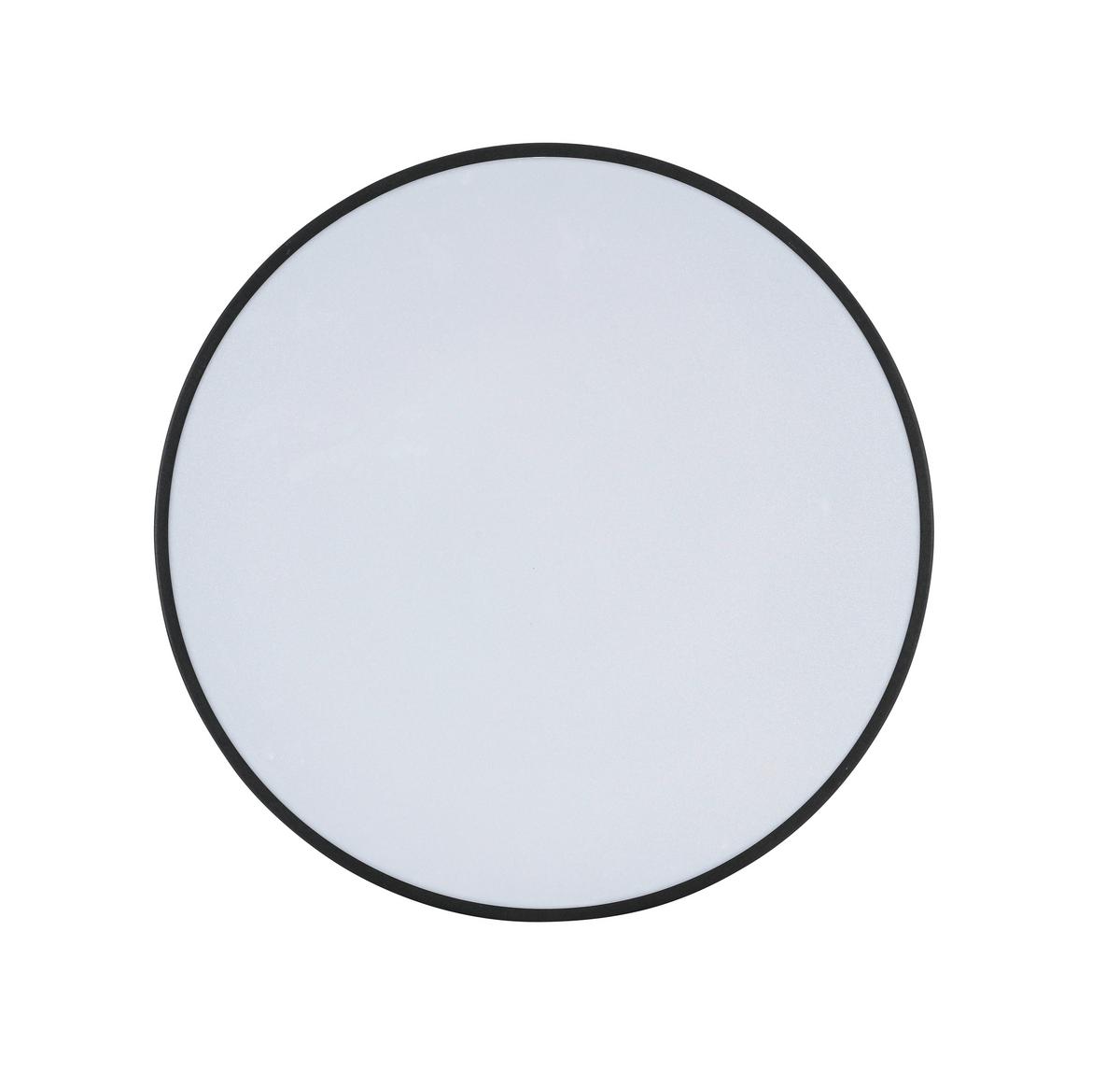Led Svjetiljka Stropna Flache - crna, Moderno, metal/plastika (50/9cm) - Mömax