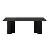 ESSTISCH KIANO - Schwarz, MODERN, Holz/Keramik (220/105/76cm) - Bessagi Home