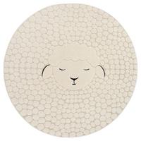 Kinderteppich Eclipse Creme Ø ca. 120cm - Creme, Trend, Textil (120cm)