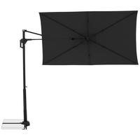 Pendelschirm Active City Schwarz ca. 240x135cm - Anthrazit/Schwarz, Basics, Textil/Metall (240/135cm) - Doppler