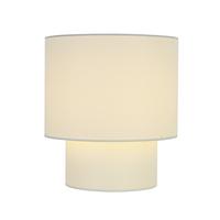 Veioză Dhalia - alb/crem, Modern, plastic/metal (20/22cm) - Mömax