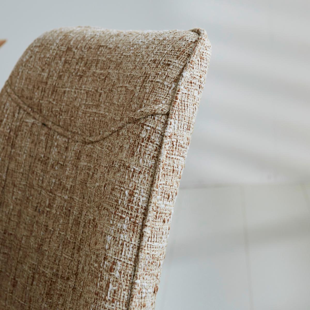 Stuhl-Set Samuel ca. 53x87 cm 2er-Set Weiß - Beige/Schwarz, Design, Textil (53/87/63cm) - MID.YOU