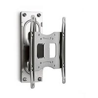 TV-Wandhalter FS 1 in ca. 25x22 cm Silber - Silberfarben, KONVENTIONELL, Metall (24,33/22/9,6cm) - MID.YOU