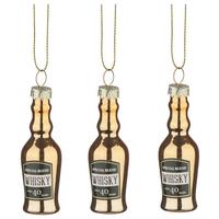 Christbaumanhänger Figures Schwarz/Goldfarben - Goldfarben/Schwarz, Glas (2,5/8cm) - Mömax