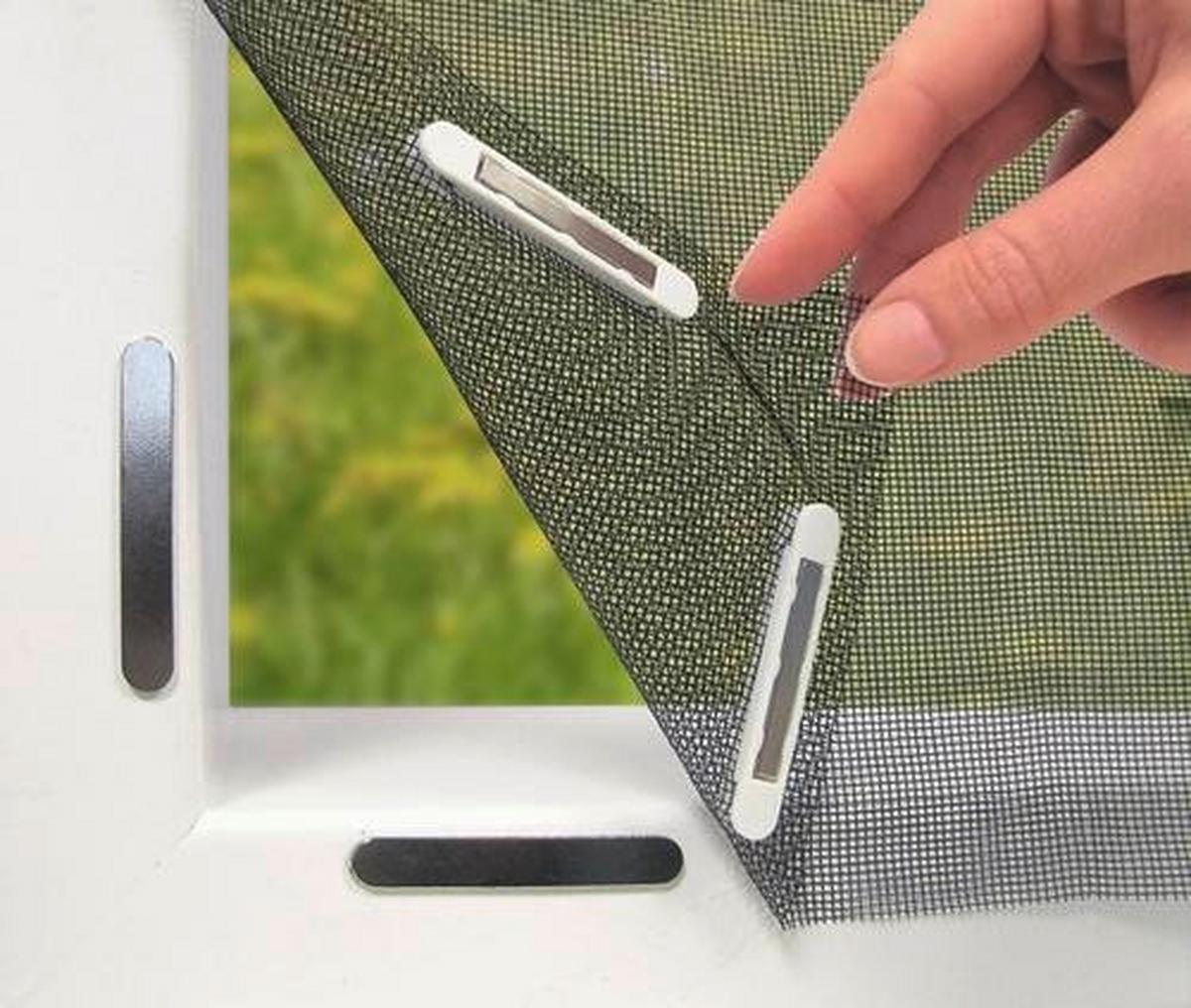 Insektenschutzgitter Magnetbefestigung Anthrazit - Anthrazit, Kunststoff/Metall (130/150cm) - Mömax