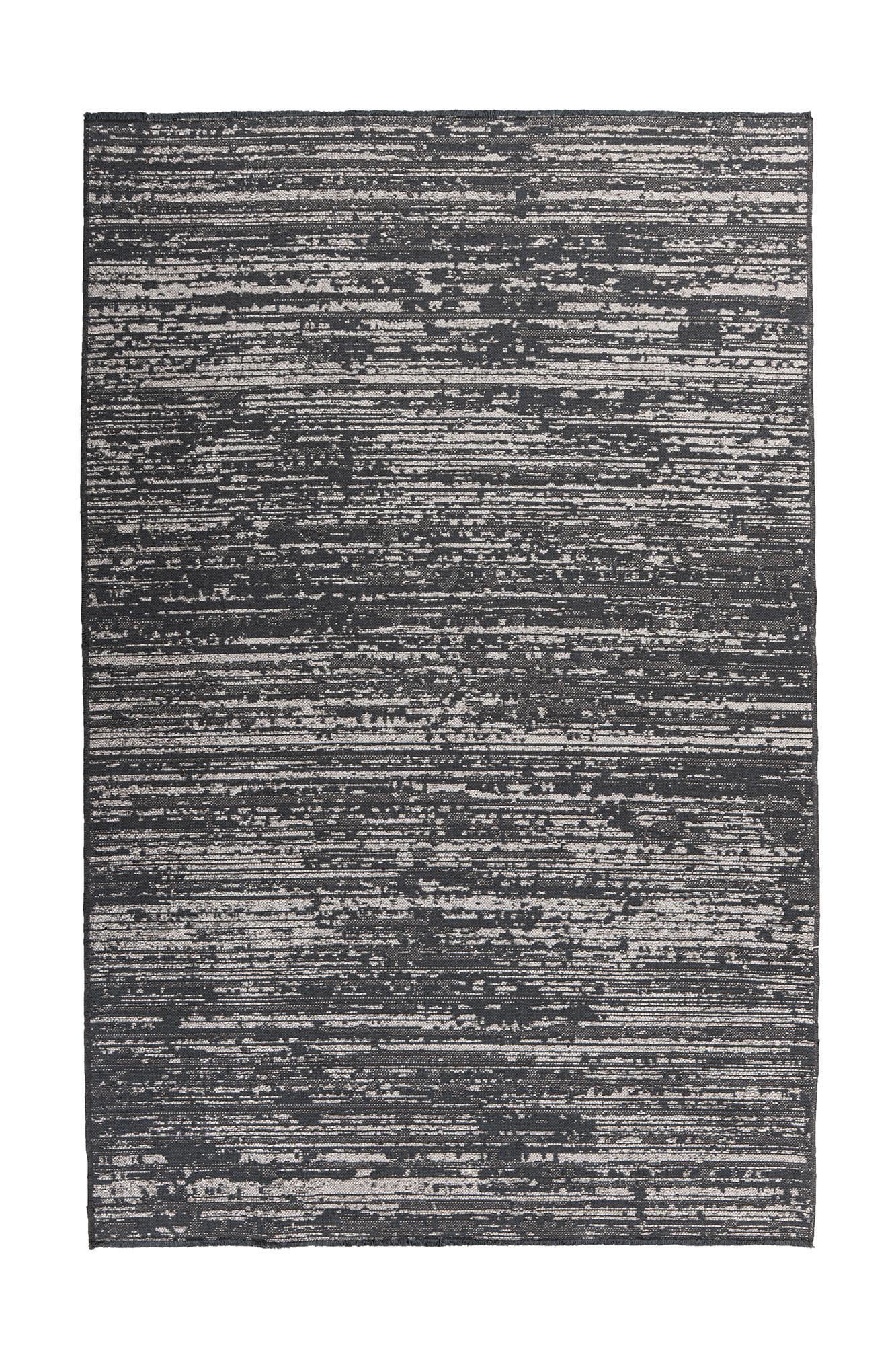 Flachwebeteppich Kalea 125 Grau 80 X 150 Cm - Grau, Basics, Textil (80/150cm) - Kayoom
