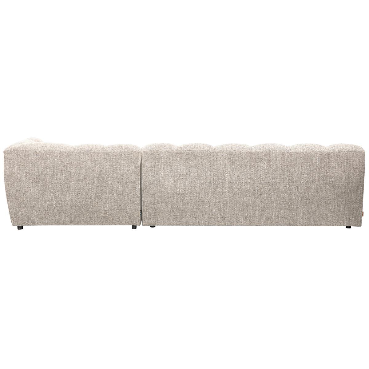 Ecksofa Allure Naturfarben S: 324x165cm - Schwarz/Naturfarben, Design, Kunststoff/Textil (324/165cm) - Livetastic