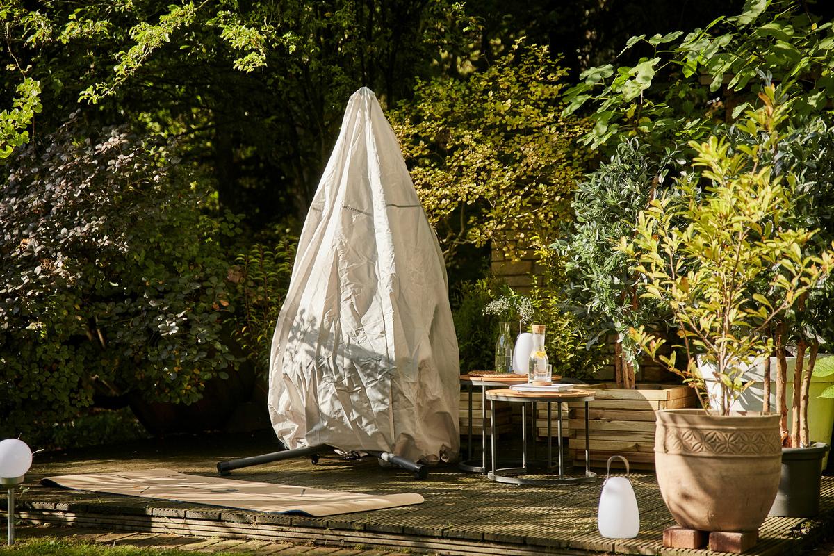 SCHUTZHÜLLE M85548 - Grau, KONVENTIONELL, Kunststoff (115/1/203cm) - Siena Garden