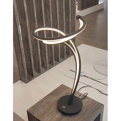 LED-Tischleuchte Nala Schwarz max. 17 Watt - Schwarz, Design, Metall (30/56cm) - Trio Leuchten