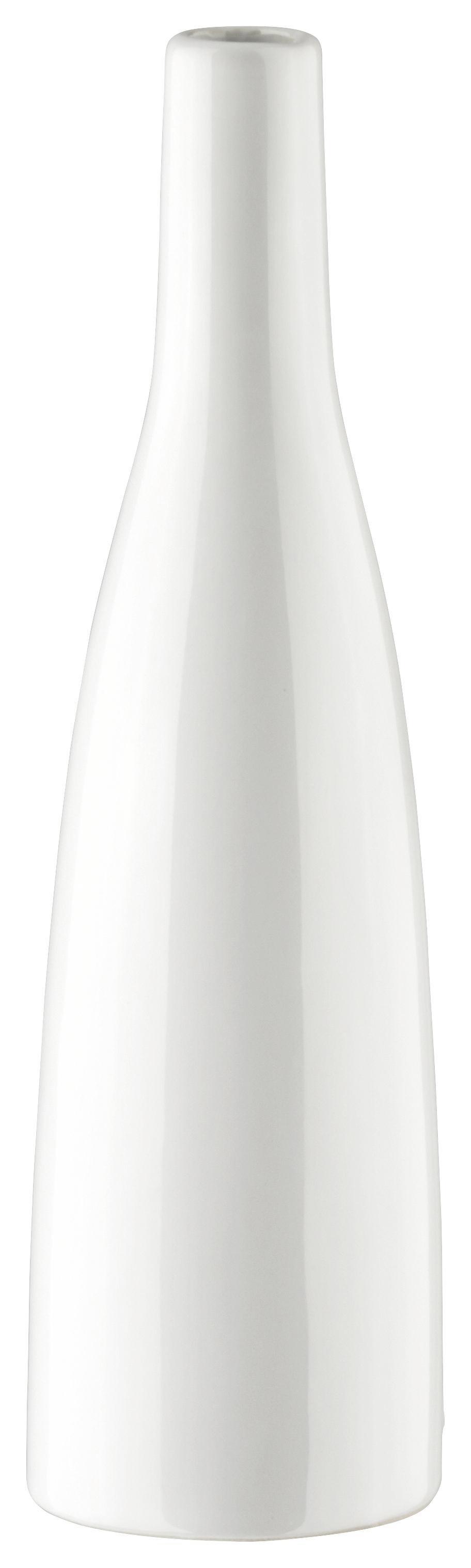 Vase Plancio Weiß - Weiß, MODERN, Keramik (27cm) - Mömax modern living