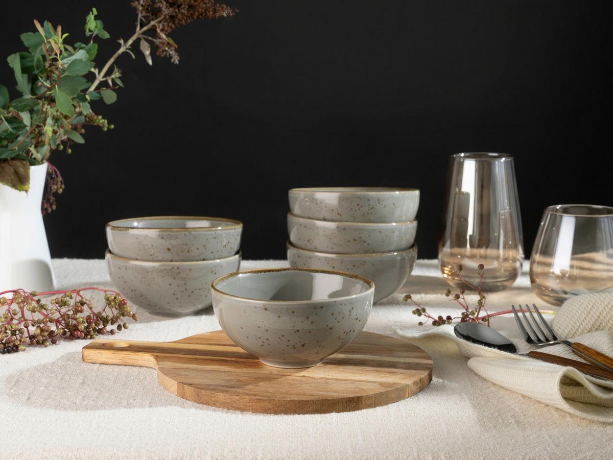 Dipschalenset 22078 Nature Collection - Grau, Trend, Keramik (11,5cm) - Creatable