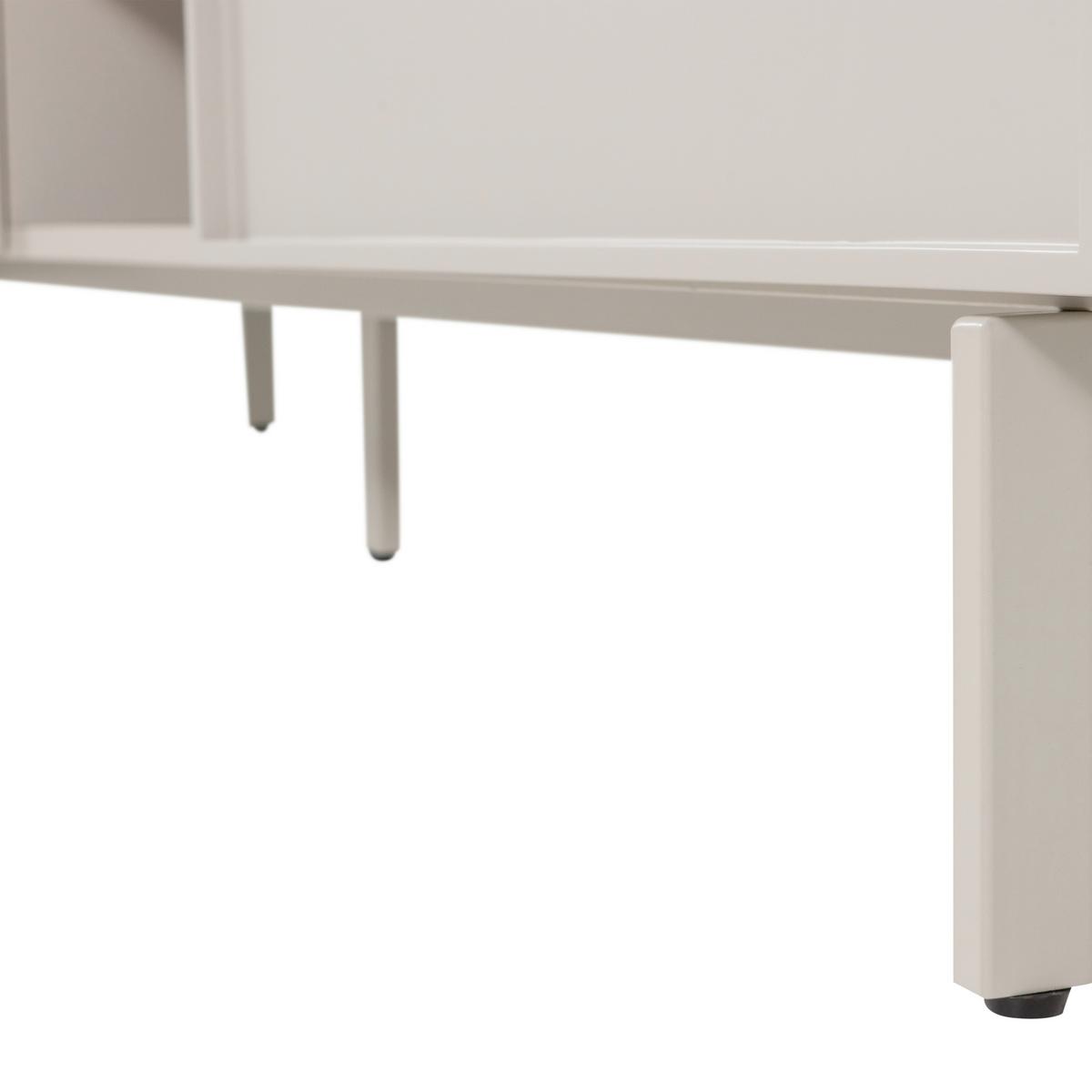 Lowboard Tours Sandfarben - Sandfarben, Design, Holzwerkstoff/Metall (180/51/42cm) - Livetastic
