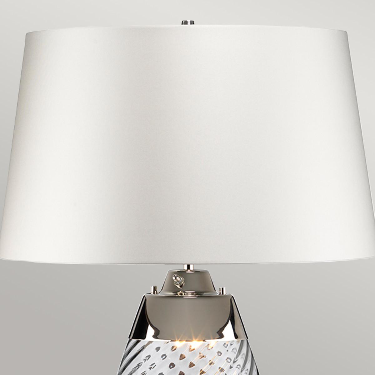 Asztali Lámpa Lena-Tl-S-Smoke-Owss - átlátszó, Konventionell (35/60,5cm) - Elstead Lighting