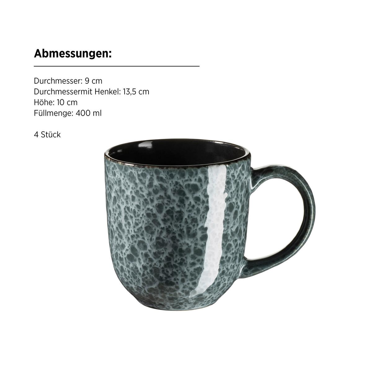 KOMBISERVICE FILIPPA - Grün, Trend, Keramik - Mäser