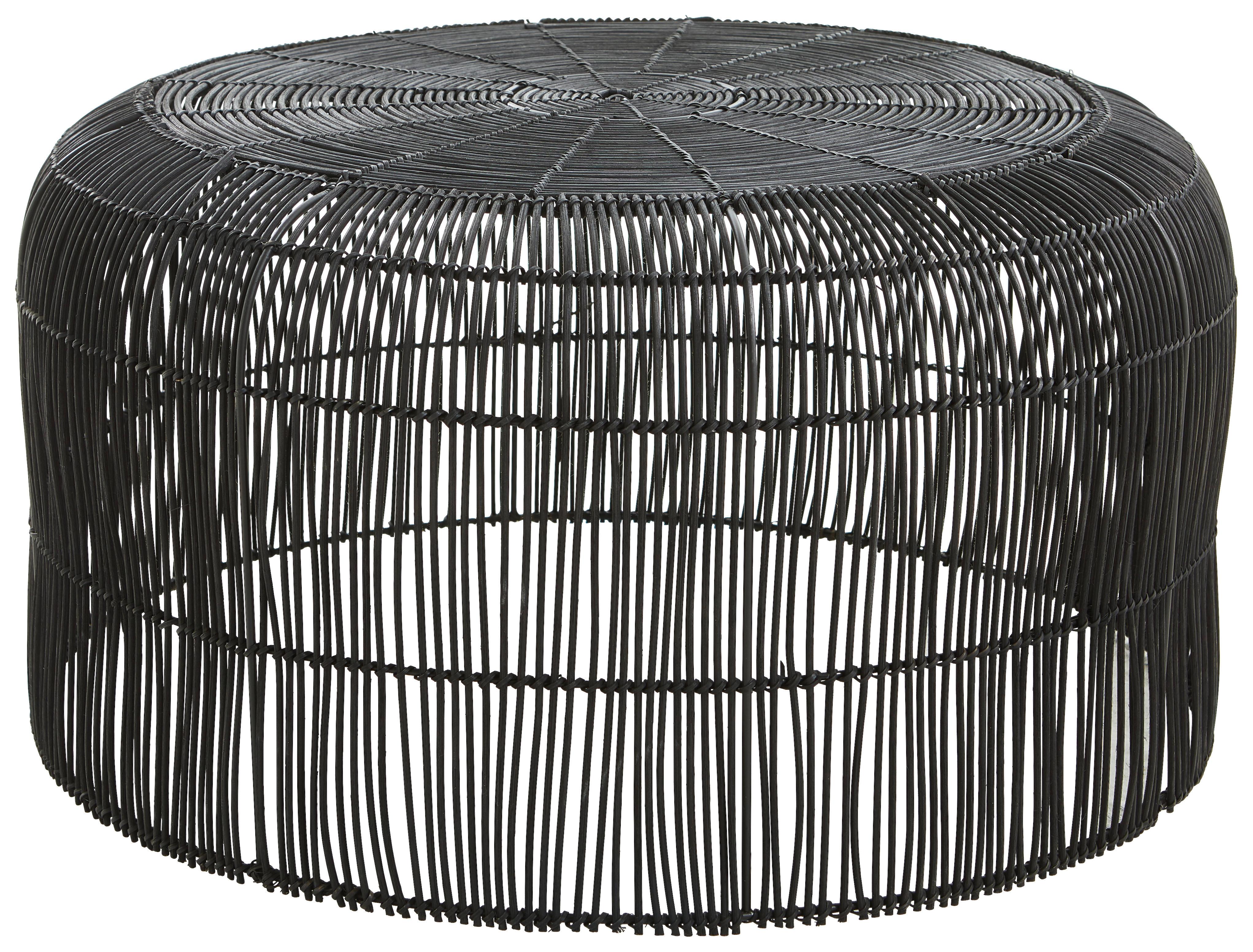 STOLIK KAWOWY TOM SCHWARZ - czarny, Trend, metal/drewno (72/72/37cm) - Livetastic