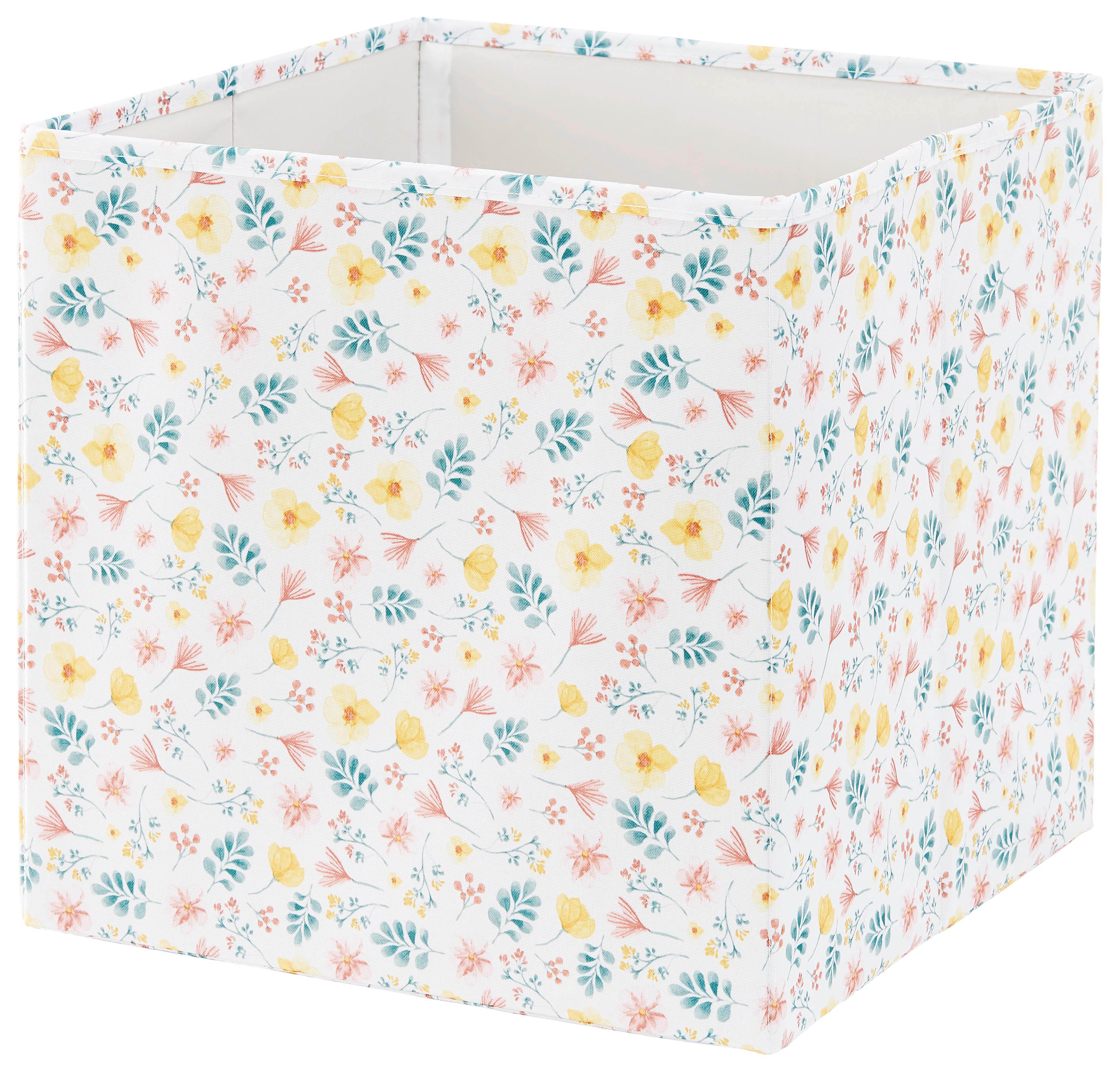 Összehajtható Doboz Summer Cocktail - többszínű, Romantik / Landhaus, textil (30/30/30cm) - Modern Living