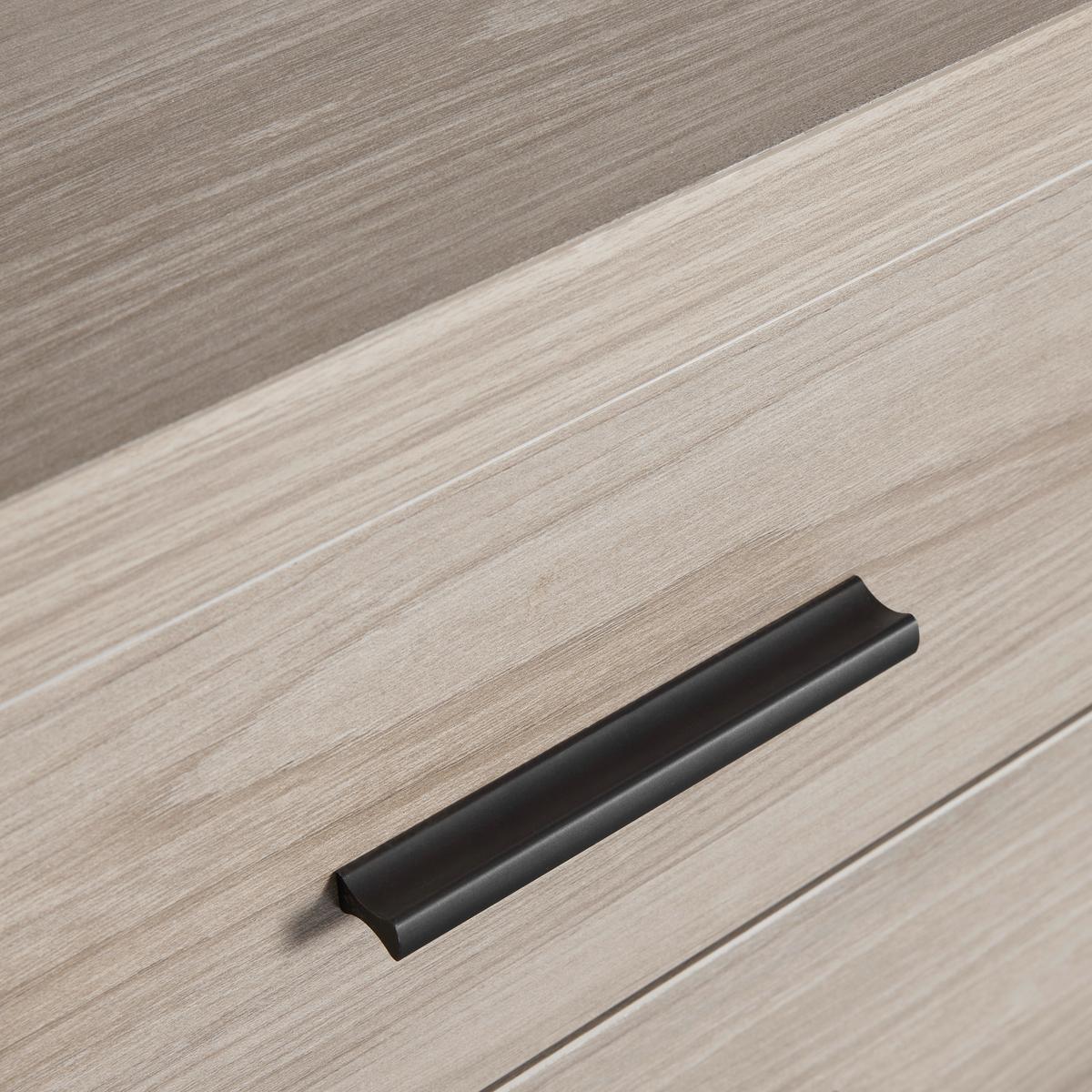 BIURKO JULE - kolor jesionowy/czarny, Modern, metal (120/50/76cm) - Bessagi Home