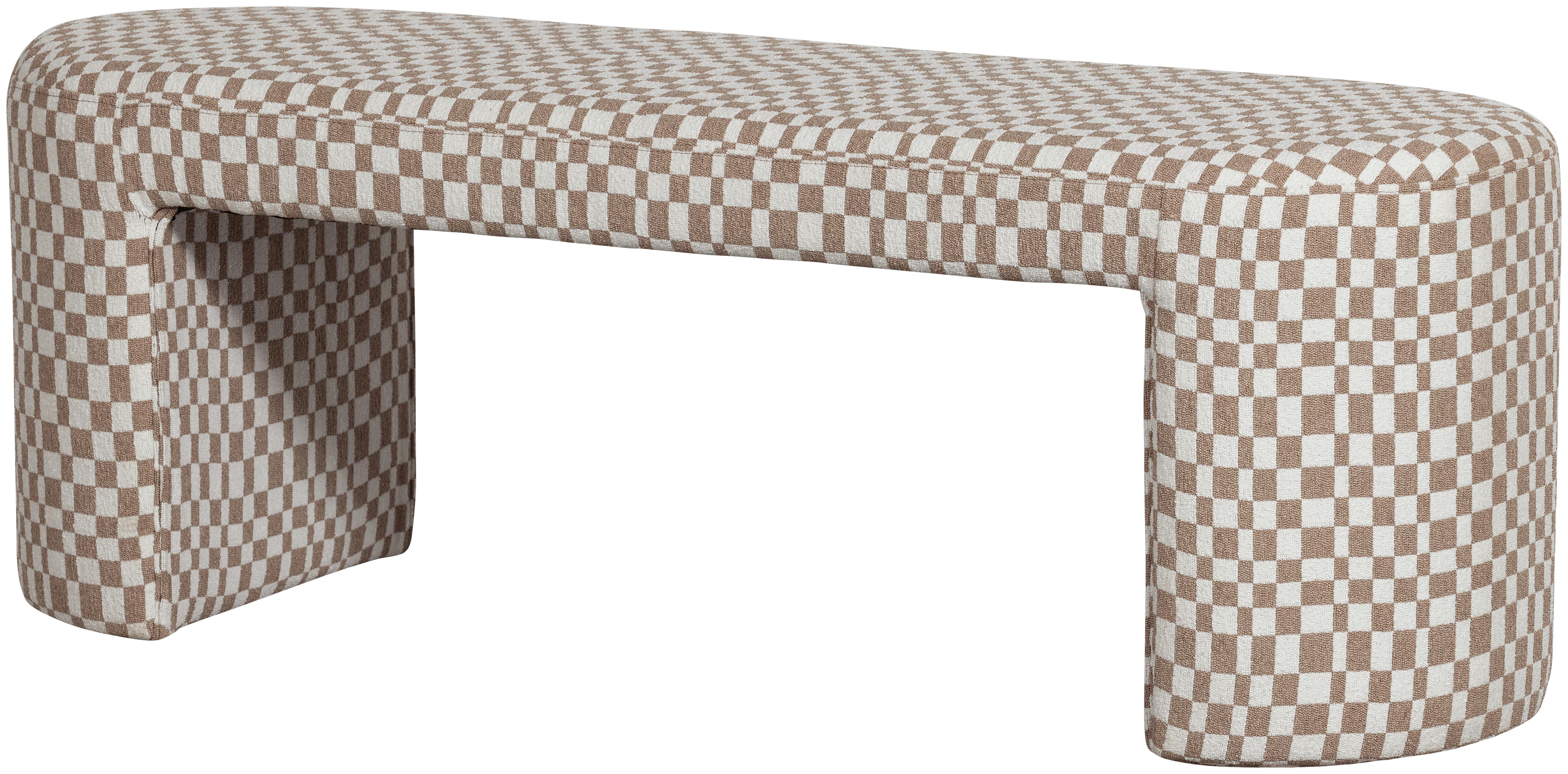 Sitzbank Jacob Sandfarben - Sandfarben, Design, Textil (130/46/46cm) - Livetastic