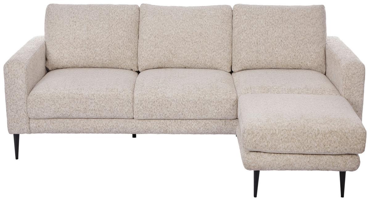 Trosed Parma, Krem - črna/krem barve, Basics, kovina/tekstil (208/83/151cm) - Livetastic