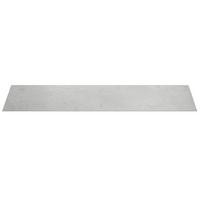 Oberplatte Basu Grau B: 197cm - Grau, Design, Kunststoff/Stein (197/1/40cm) - Livetastic