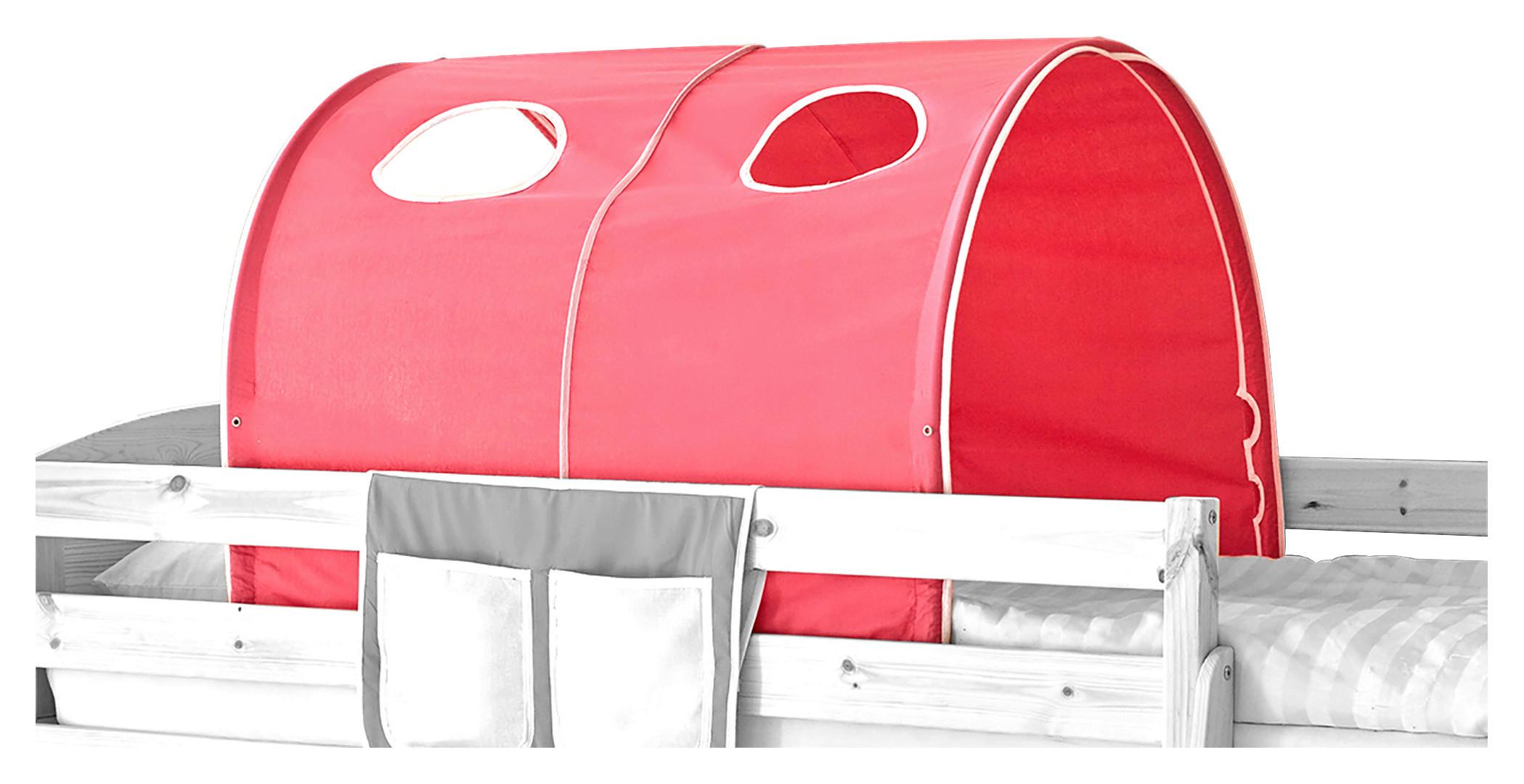 Tunnelset "Tunnelset", rosa/weiß - Rosa/Weiß, KONVENTIONELL, Textil/Metall (100/73/87cm) - MID.YOU