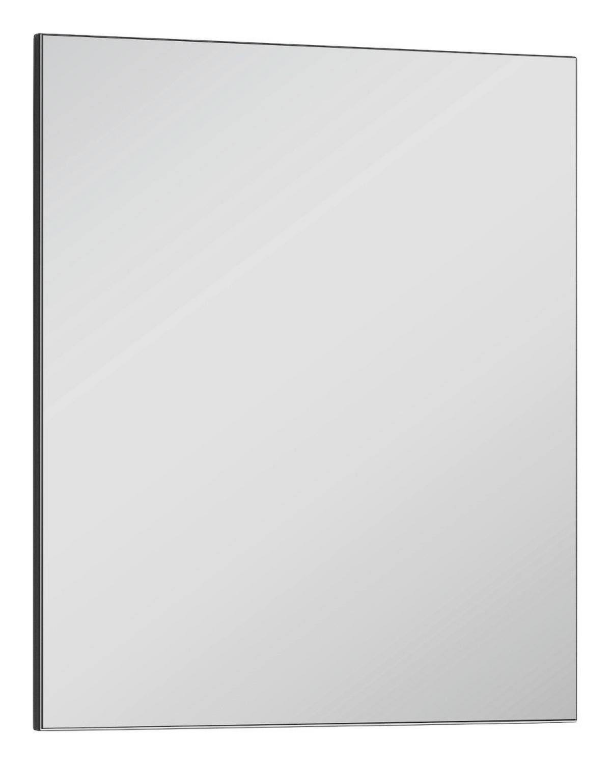 Wandspiegel Jakob ca.60x07x2cm Anthrazit - Anthrazit, LIFESTYLE, Glas/Holzwerkstoff (60/70/2cm) - MID.YOU