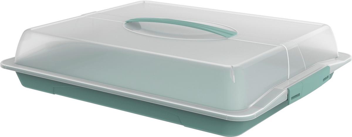 POJEMNIK PARTY BUTLER 1748305092 - zielony/przezroczysty, Basics, tworzywo sztuczne (47,5/39/9,8cm) - Rotho