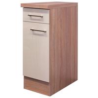 Kuhinjska Spodnja Omarica Nepal, Kašmir, Barva Hrasta - barve nerjavečega jekla/kašmir, Moderno, kovina/leseni material (30/86/60cm) - FlexWell