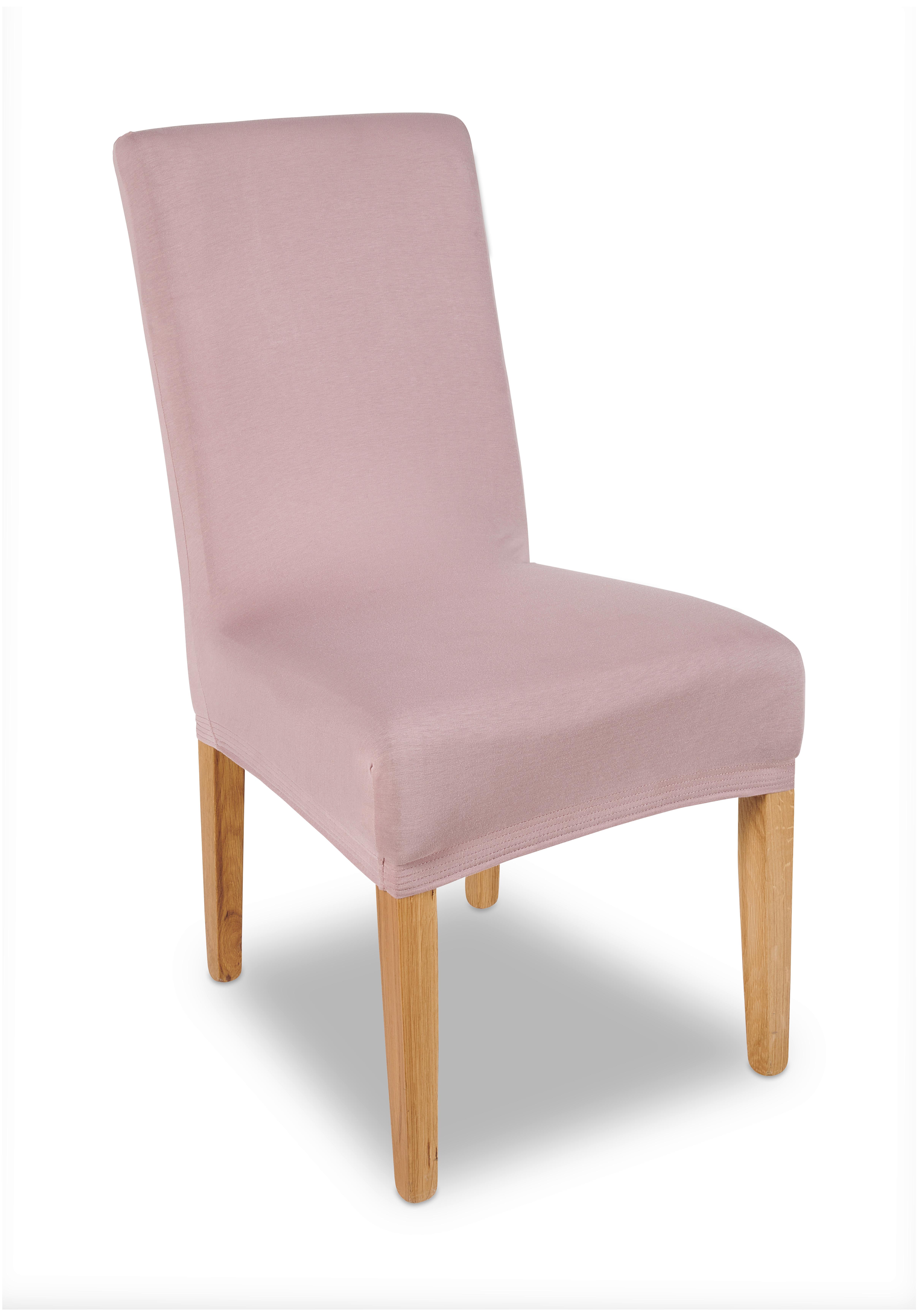 Stuhlhusse Steffi in Mauve - Mauve, KONVENTIONELL, Textil (47/47/67cm) - Modern Living