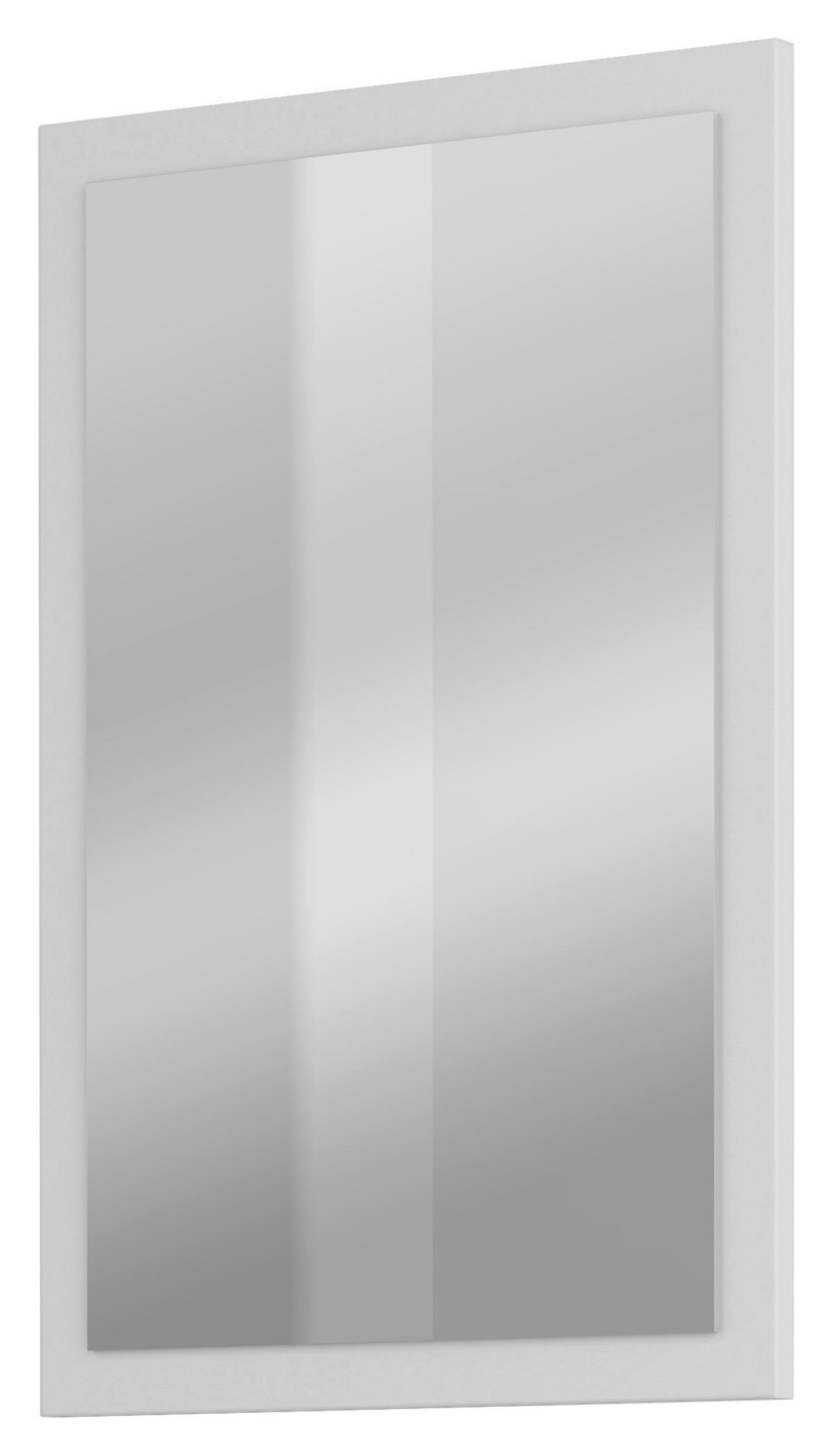 Fali Tükör Cross - fehér, Modern, faalapú anyag (40/60/2cm)