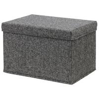 Zložljiva Škatla Cindy, Črna, Ca. 23 L - črna, Moderno, karton/tekstil (38/26/24cm) - Mömax