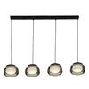 LED-HÄNGLAMPA KALTI - vit/svart, Modern, metall/glas (110/18/120cm) - Mömax