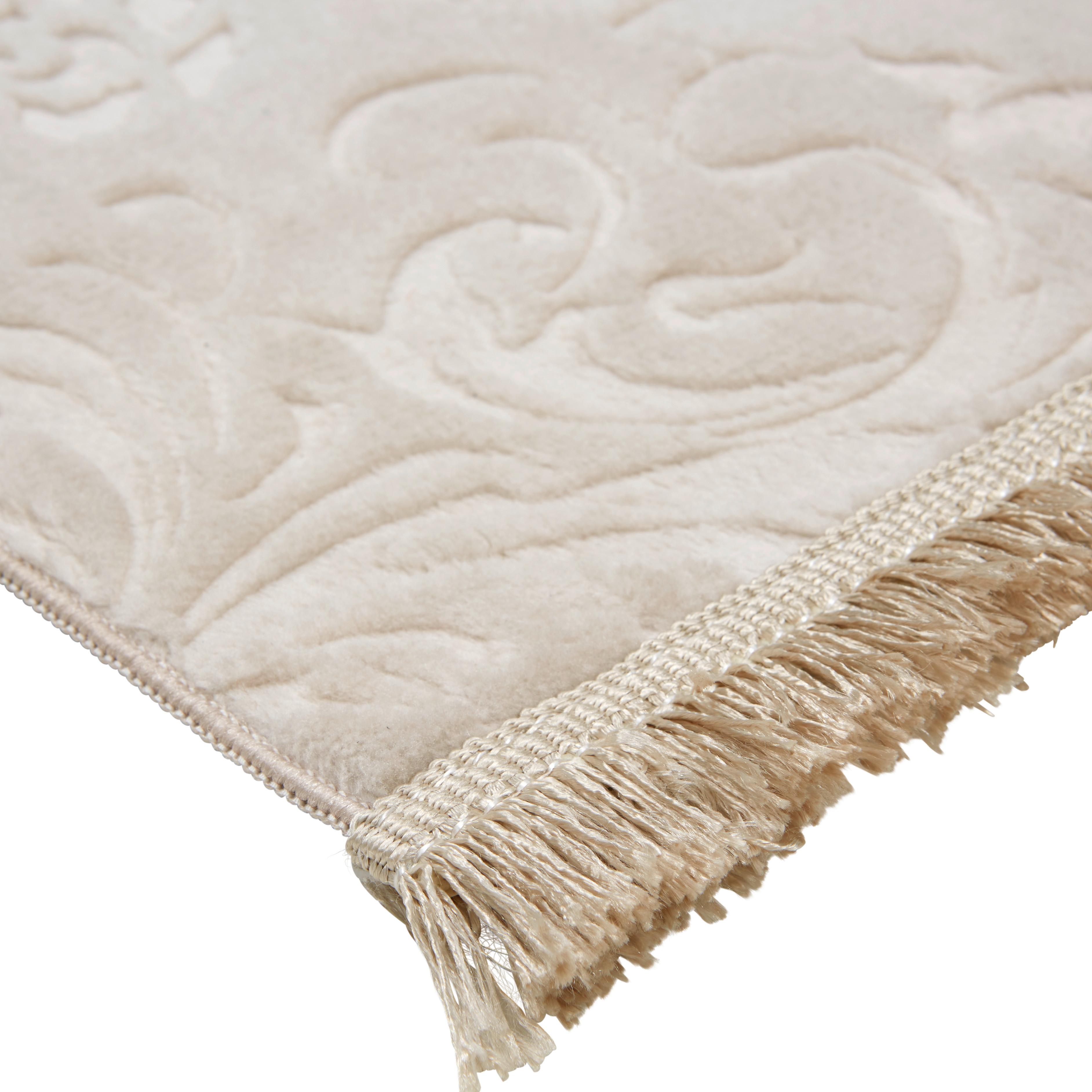 Webteppich Daphne 1 in Beige ca. 80x140cm - Beige, Modern, Textil (80l) - Modern Living