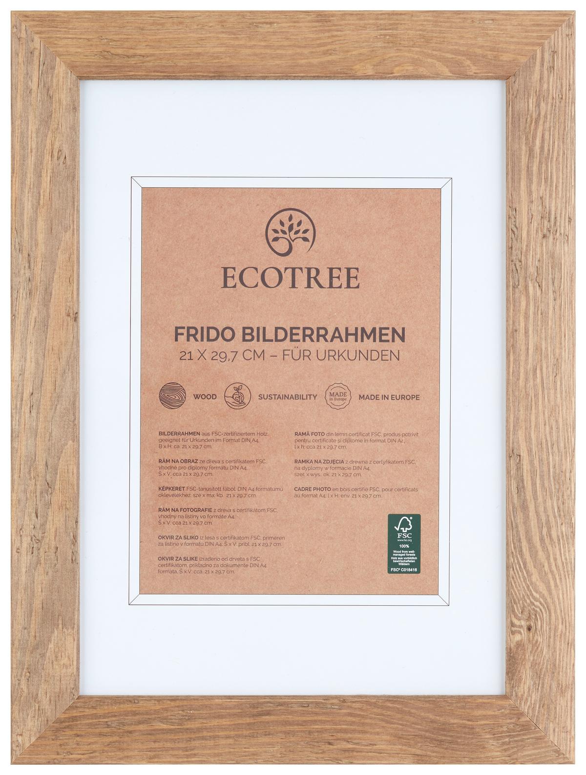 Okvir Za Slike Frido - naravne barve, Romantika, les (26,2/34.9/1.3cm) - ecoTree