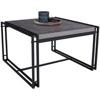 Klubska Miza Bistro, Siva, Črna - siva/črna, Moderno, kovina/umetna masa (72/45/72cm)