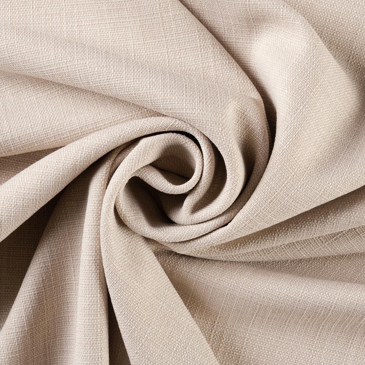 Fertigvorhang Leo Sandfarben ca. 135x300cm - Sandfarben, MODERN, Textil (135/300cm) - Premium Living