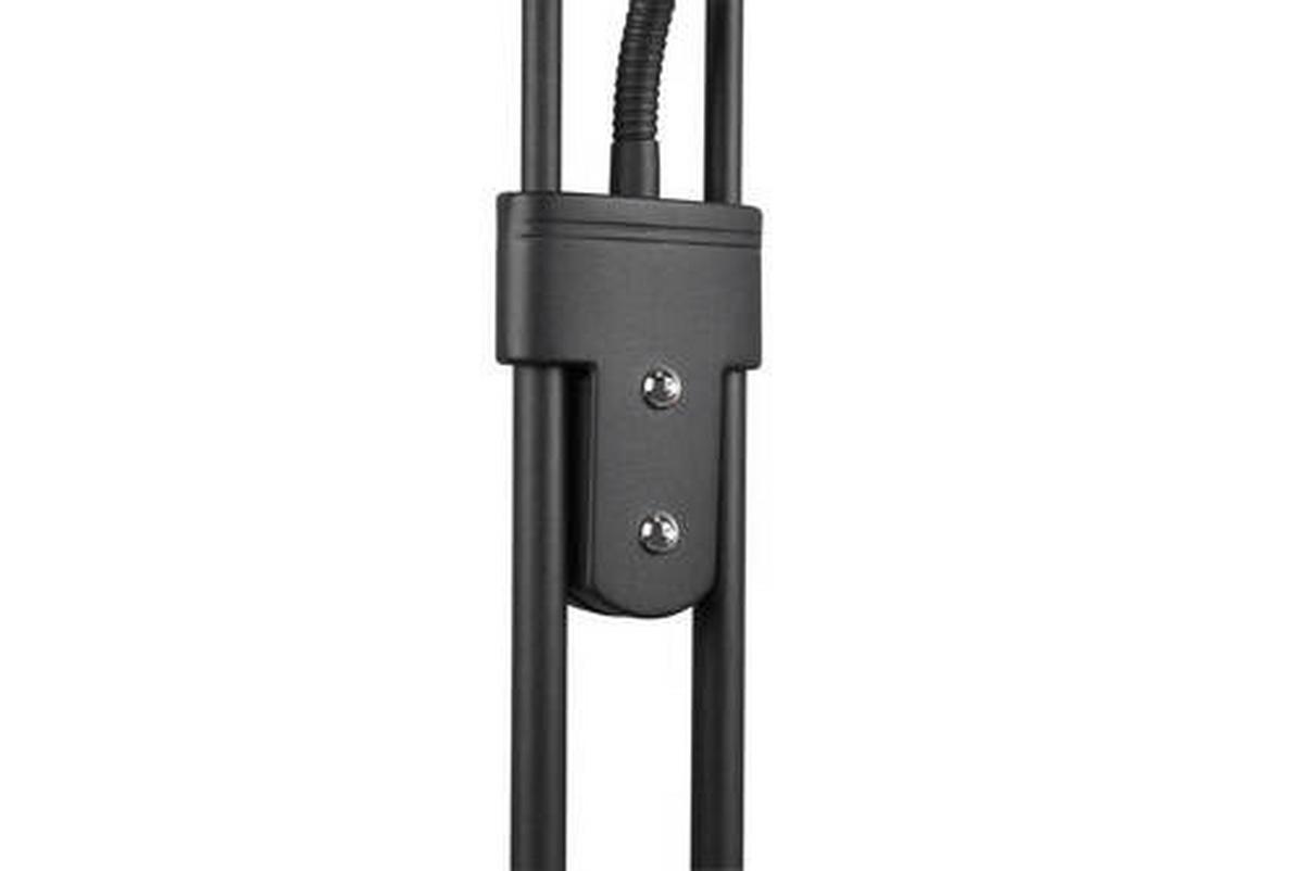 LED-Deckenflutter max. 27 Watt - Schwarz/Weiß, Basics, Glas/Metall (32,5/32,5/180cm)