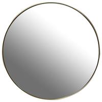 Ogledalo Rom - zlatne boje, Moderno, staklo/metal (50/50/1,5cm) - Modern Living