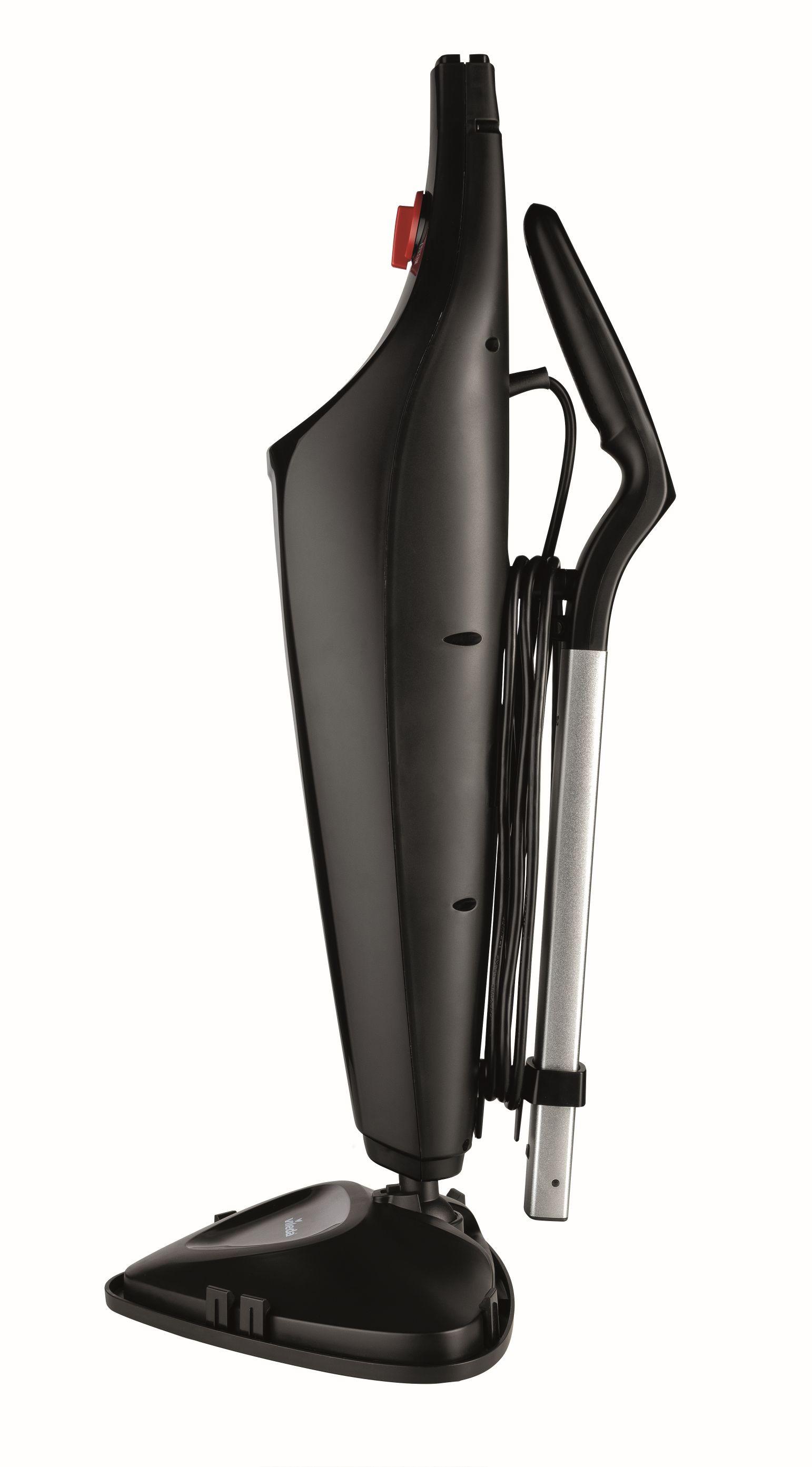 Gőztisztító Vileda Steam Plus - fekete/piros, műanyag (14.7/126/25.6cm) - Vileda