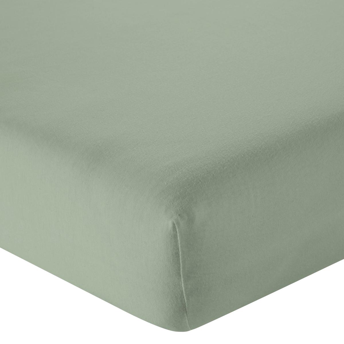 Cearșaf cu elastic Alma, cca. 140x200cm - verde, Konventionell, textil (140/200cm) - Mömax